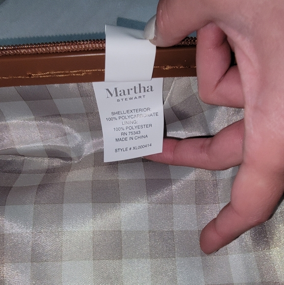 Martha Stewart High Quality Travel Carry On Suitcase Box Organizer Luggage - Picture 9 of 9